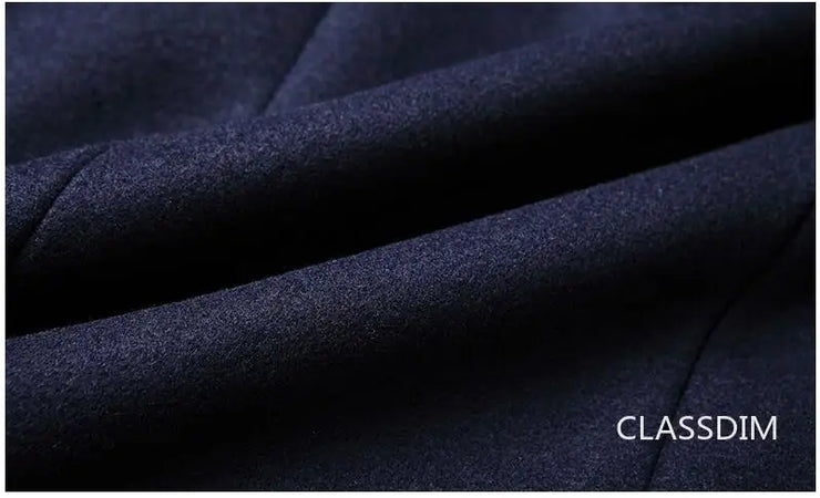 Men Woollen Trench Cashmere Jackets