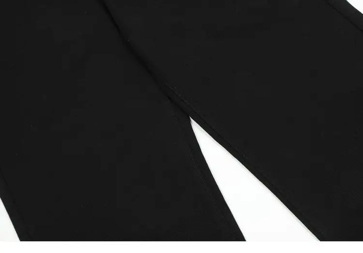 American Embroidered Silhouette Black Trouser