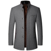 Men Woollen Trench Cashmere Jackets