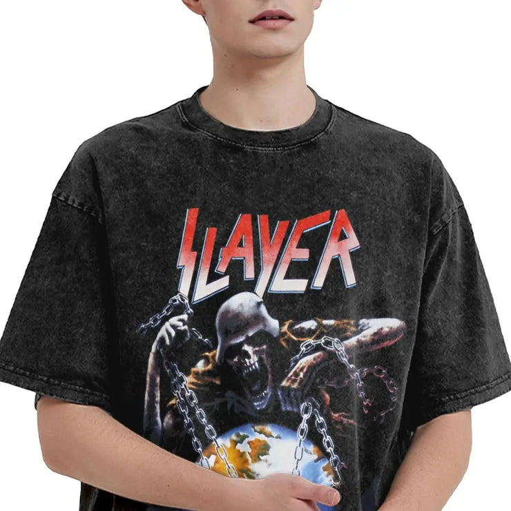 Washed Slayers Tour 91 Eagle T-Shirt