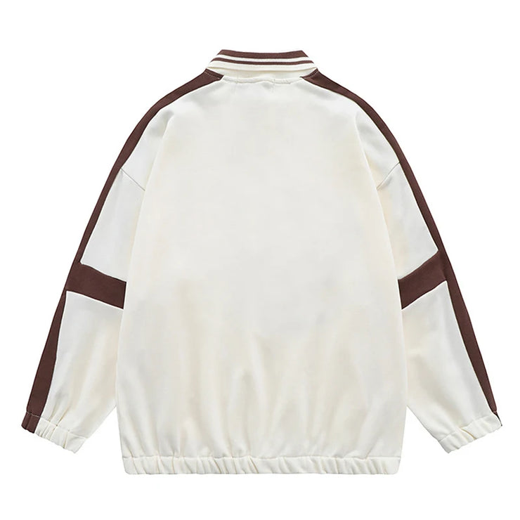 Men luxurious  Embroidery pullover sweatshirt