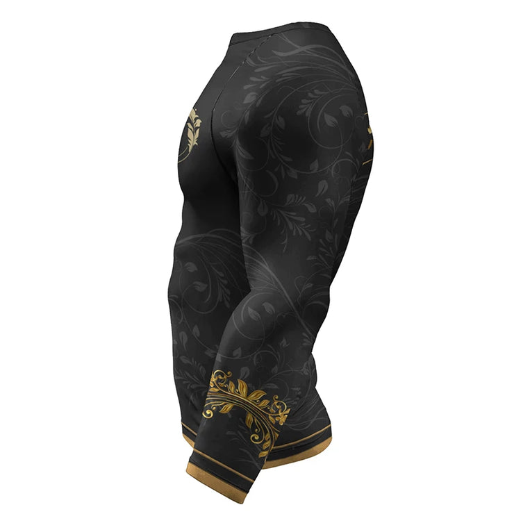 Printed Jiu Jitsu Rashguard Compression Boxing Tracksuit