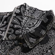 STREETWEAR  PRINTED PATTERN WEAVE  FASHIONABLE COAT