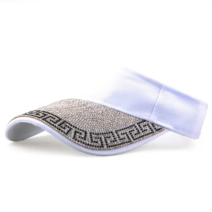 Women's Diamond Inlaid Hollow Hat