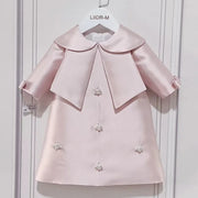 LUXURIOUS ELEGANT BIRTHDAY PINK BALL GOWN FOR KIDS