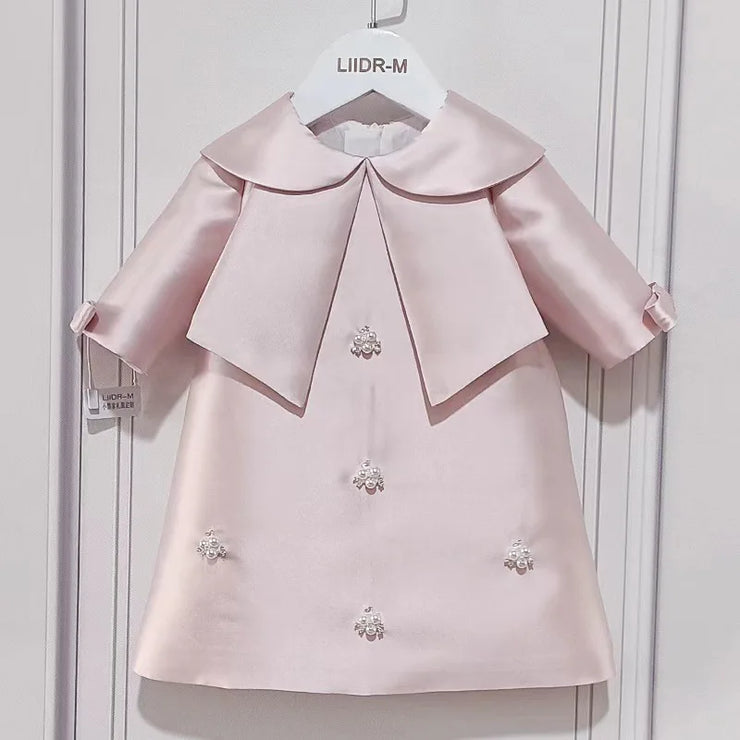 LUXURIOUS ELEGANT BIRTHDAY PINK BALL GOWN FOR KIDS