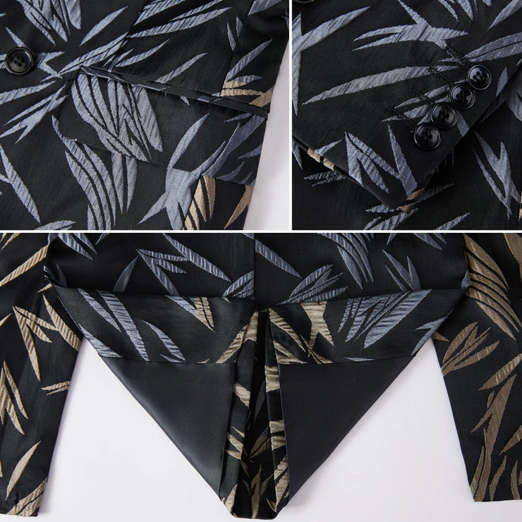 Tuxedo African Wedding Double Breasted Best Man Blazer