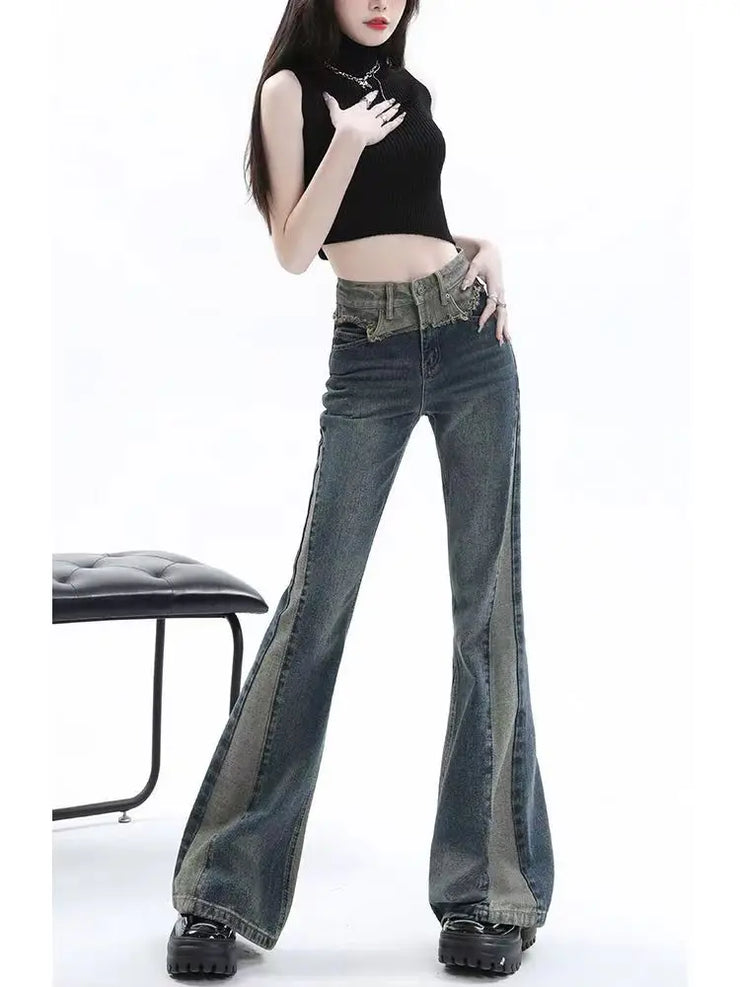 American High Street Spicy Girls Low Waist Jeans