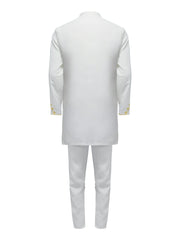 African embroidery men Outfit dashiki white Kaftan