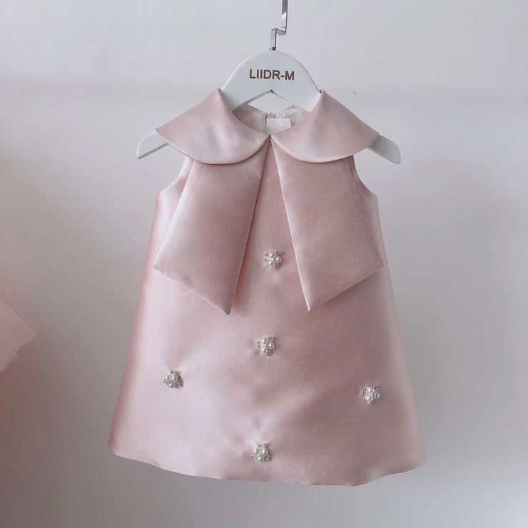 LUXURIOUS ELEGANT BIRTHDAY PINK BALL GOWN FOR KIDS