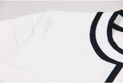 Luxury Short Sleeve Round Neck Stripe Slim Fit