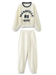 Autumn Women's o neck track suit