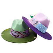 Hand sewn Fedoras adjustable unisex hat