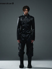 COOL LUXARY PU LEATHRED MOTORCYCLE PANT