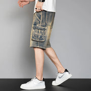 CLASSIC VERSION RETRO POCKET DENIM SHORT