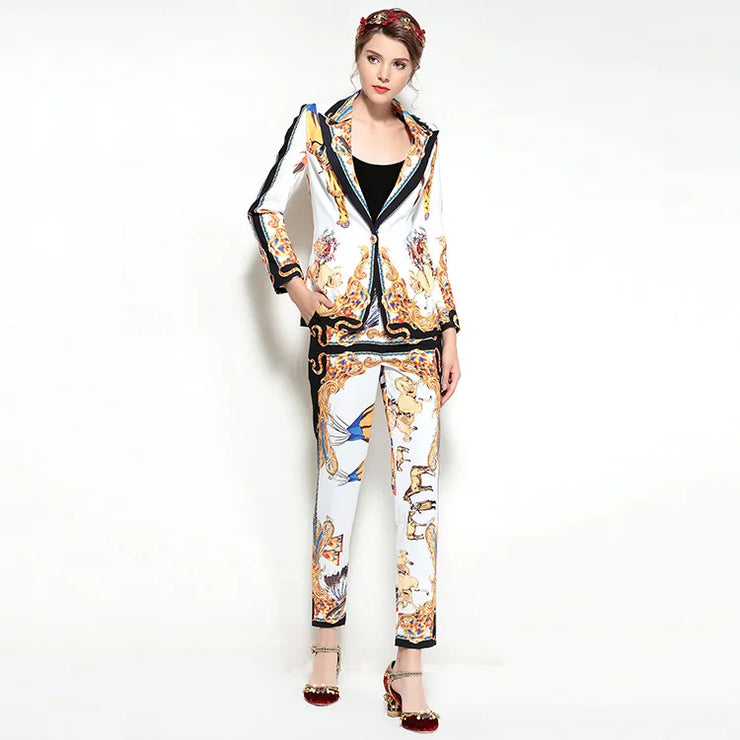 DESIGNER LONG SLEEVED SUIT FOR MEN / WOMWN