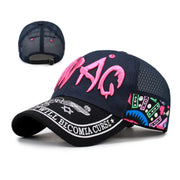 Parent-Child Cartoon Embroidery Letter SunShade Baseball Cap