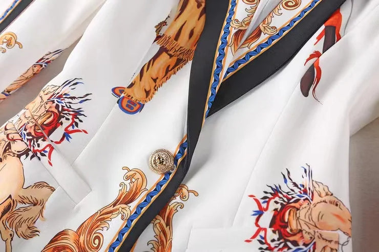 DESIGNER LONG SLEEVED SUIT FOR MEN / WOMWN