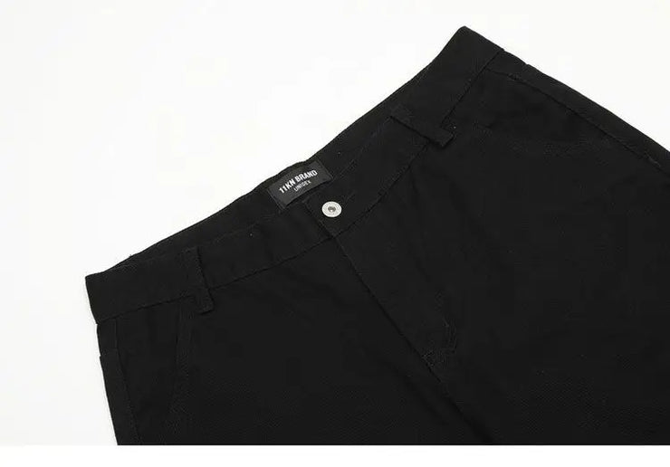 American Embroidered Silhouette Black Trouser