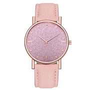 Quartz luxary leathered Wristwatch