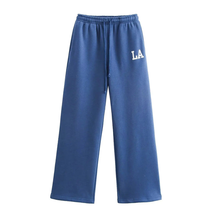 Elegant sweatshirt and trouser set