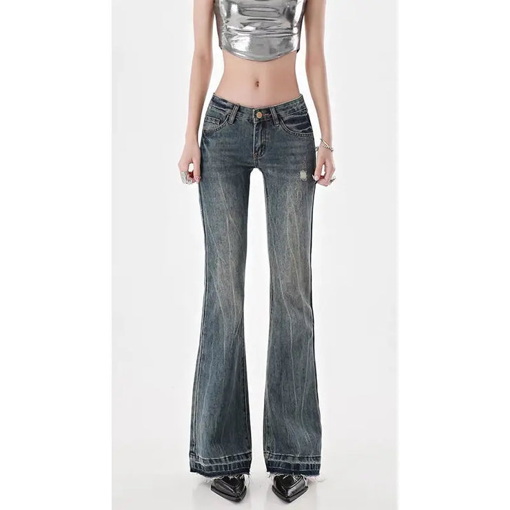 American High Street Spicy Girls Low Waist Jeans
