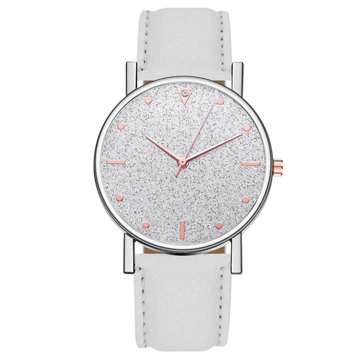 Quartz luxary leathered Wristwatch