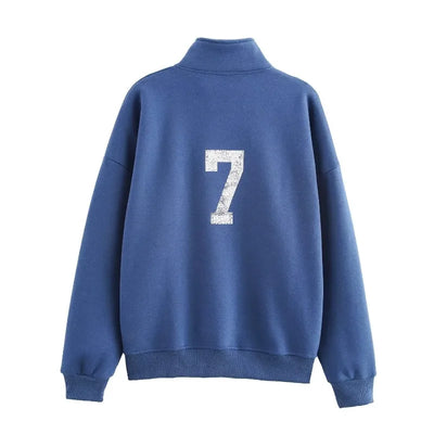 Elegant sweatshirt and trouser set