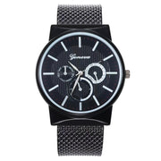 men's leisure belt quartz luminous watch