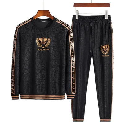Luxury Embroidery Stitching Casual Sports suit