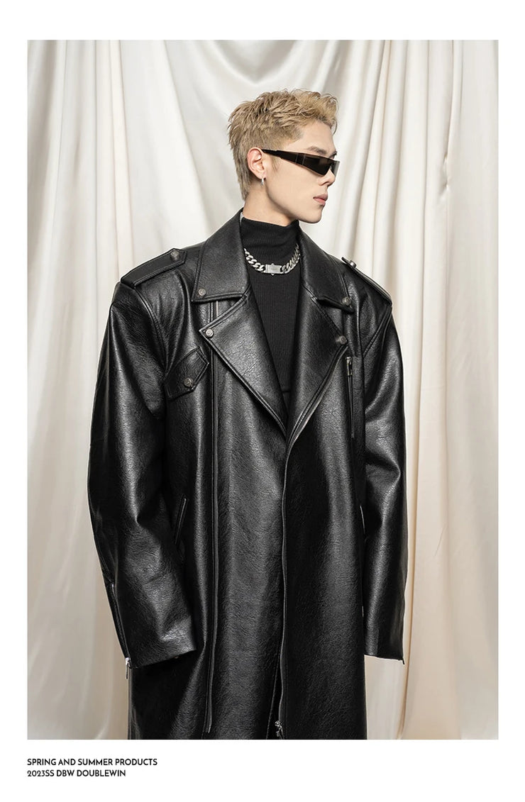 Men luxary Zipper Loose  European Fashiond jacket