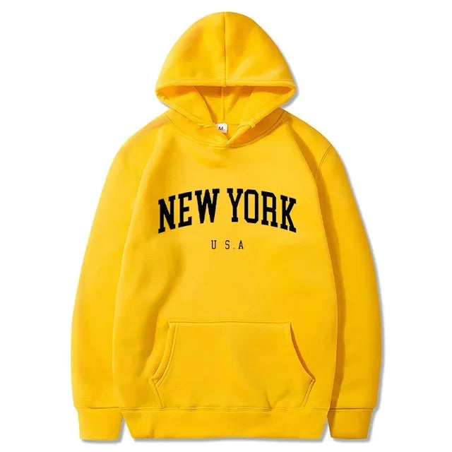 Men Women New York Printed Graphic Sweatshirt