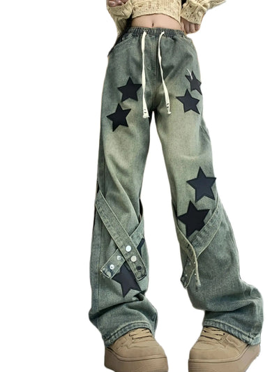 DESIGNER HIGH WAIST VERSATILE HIGH QUALILY JEANS