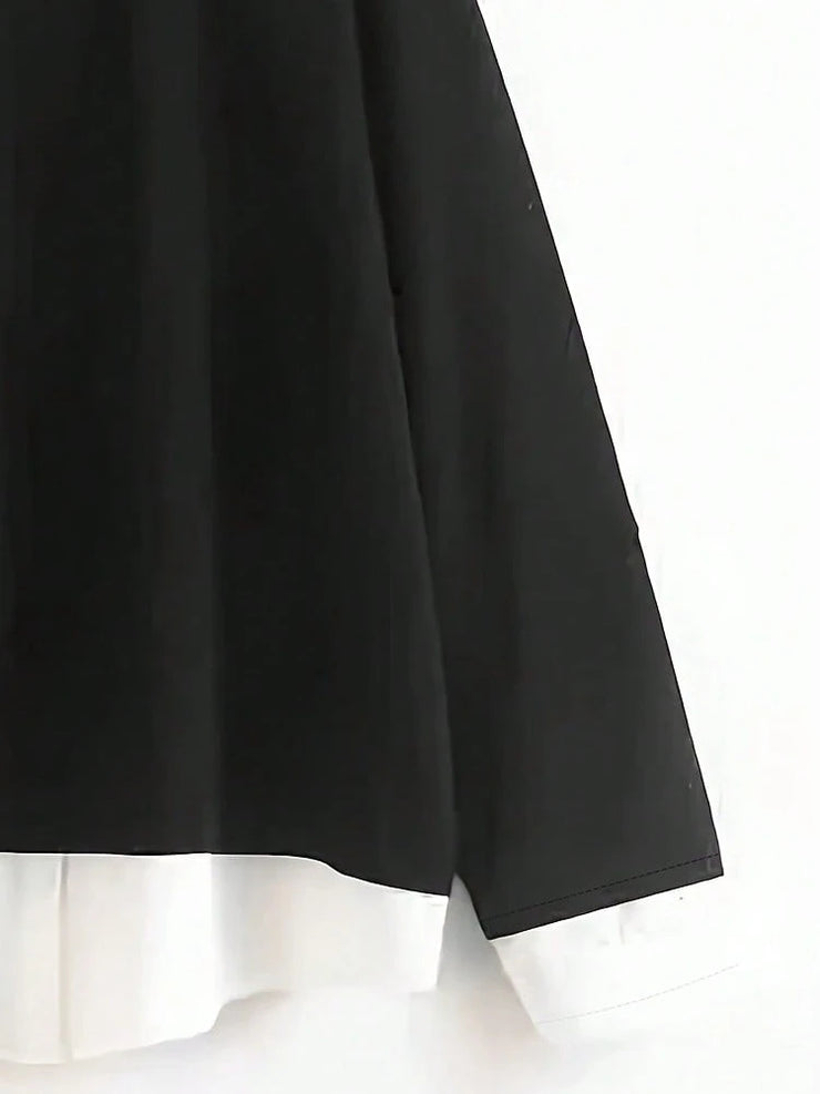 WOMEN'S FASHIONABLE LONG SLEEVE COLLARED SHIRT