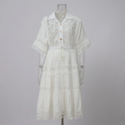 EMBROIDERY TWO PIECES SET OF SUMMMER SUIT FOR WOMEN