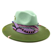 Hand sewn Fedoras adjustable unisex hat
