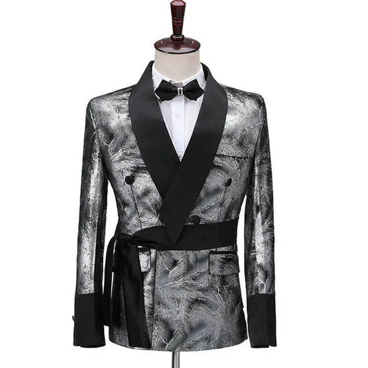 Men's  Single Breasted Shawl Lapel Wedding Tuxedo suit