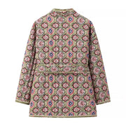 TRIBAL ETHNIC PRINT THICK FASHIONABLE JACKET