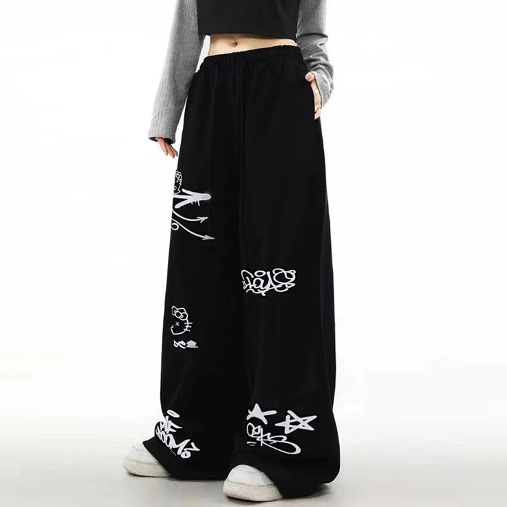 American street hip-hop jazz graffiti hanging denim