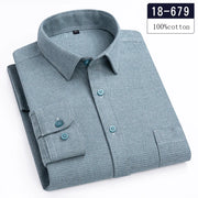 Luxury high-quality cotton houndstooth full shirts
