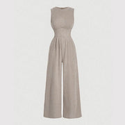Mia Muse Women's Sleeveless  Jump Suit