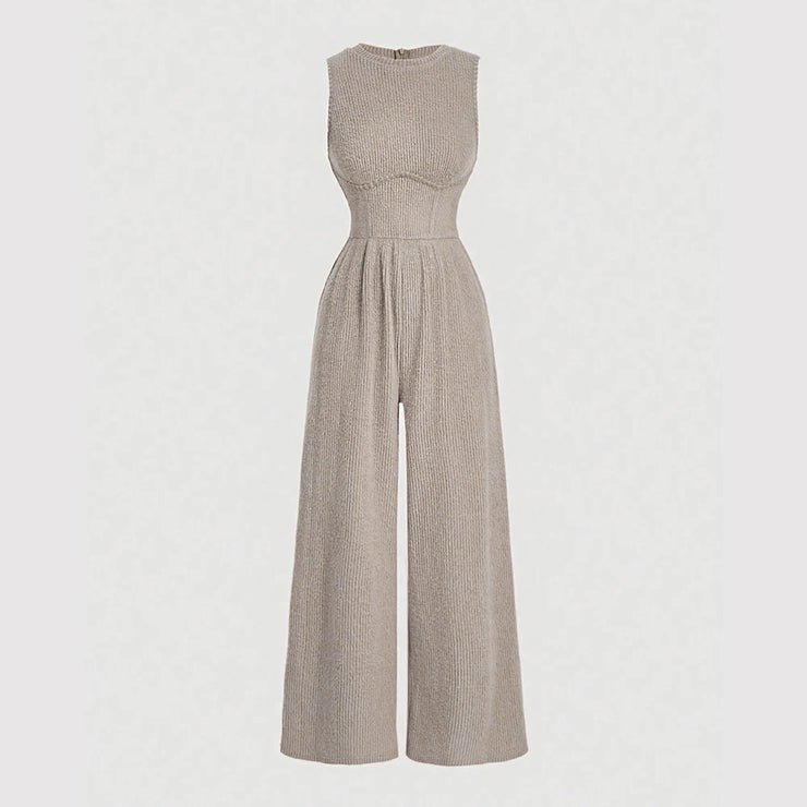 Mia Muse Women's Sleeveless  Jump Suit