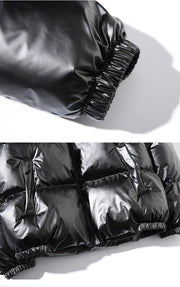 Women's Puffer Fashion Glossy Loose Thicken waterproof jacket