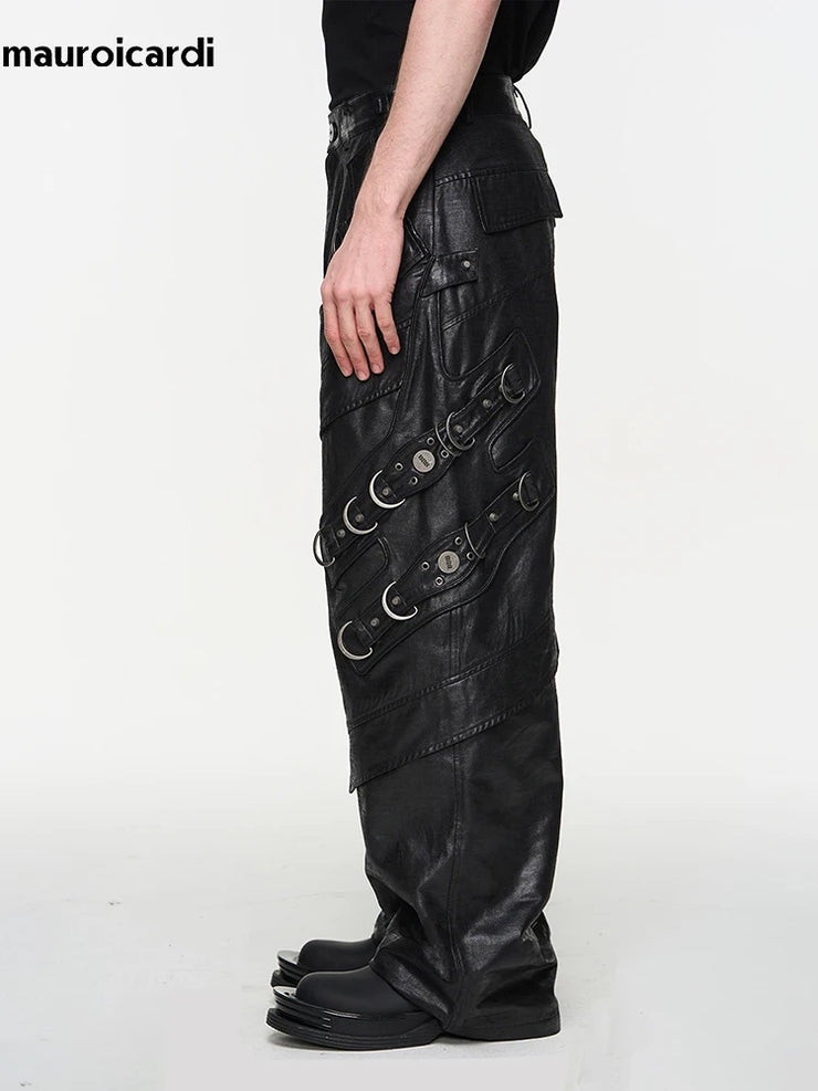 COOL LUXARY PU LEATHRED MOTORCYCLE PANT