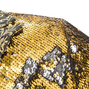 Gold Embroidered V-Neck party jacket