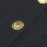 European High-Quality Knitted A-Line Slim Dress