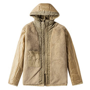 mens warm Outdoor Multi-pocket Windbreaker Jacket