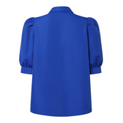 WONEN'S ELEGANT HALF PUFF SLEEVE FASHION BLOUSE