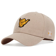 finger  cotton embroidery baseball cap