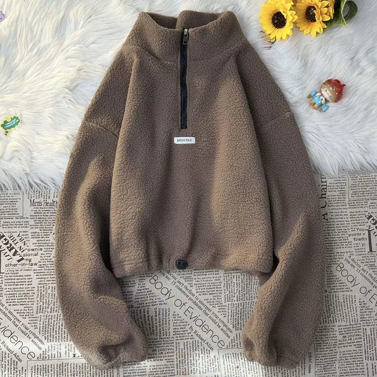 Autumn Korean-style Loose Pullover sweatshirt